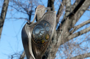 Waco Sculpture Zoo - Blue Heron Back
