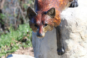 Waco Sculpture Zoo - Stalking Fox Face