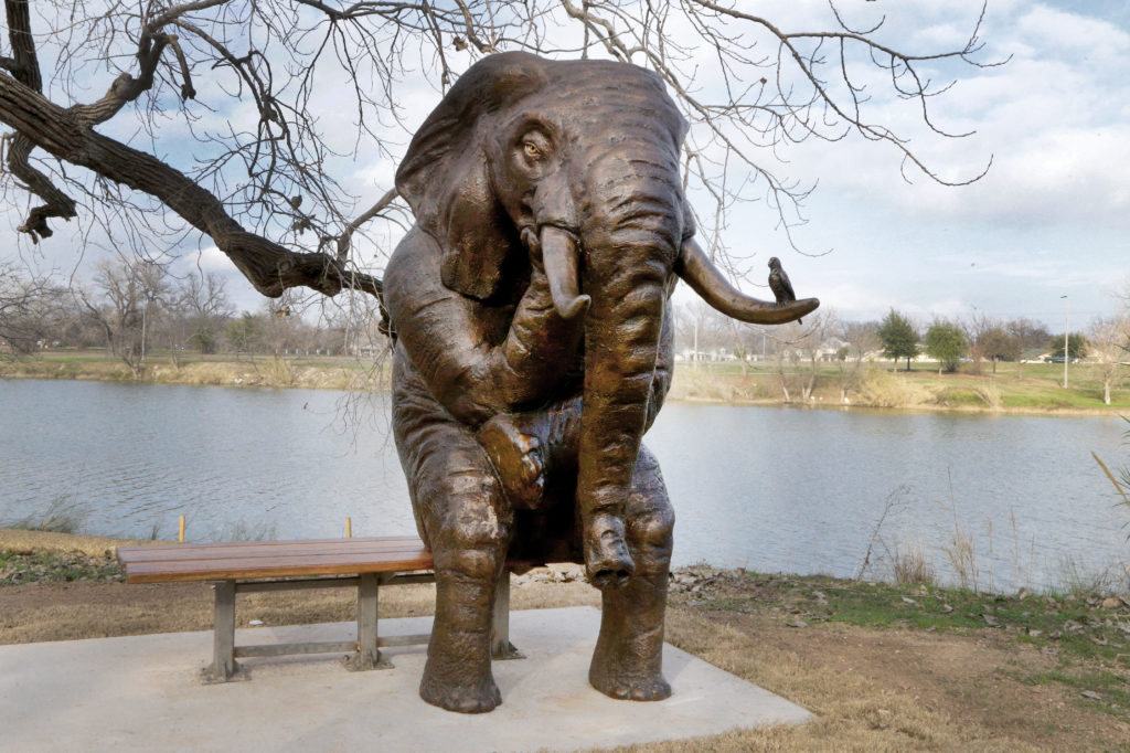 Waco Sculpture Zoo - Wise Elephant